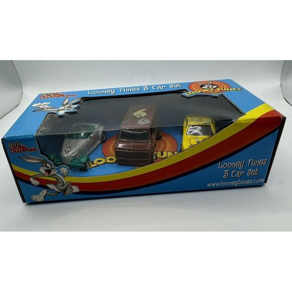Racing Champions Looney Tunes 3 Car Set Bugs Bunny, Taz & Tweety Bird - Picture 3 of 6